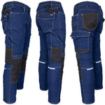 Ελαστικά Τζιν Παντελόνια Εργασίας REIS JEANS303-T