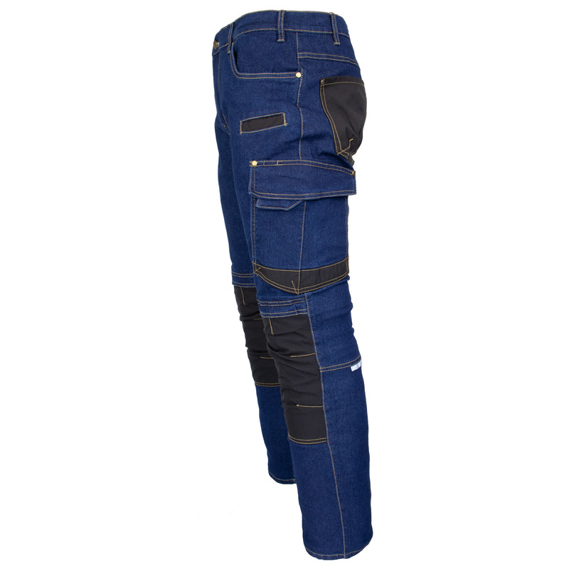 Ελαστικά Τζιν Παντελόνια Εργασίας REIS JEANS303-T