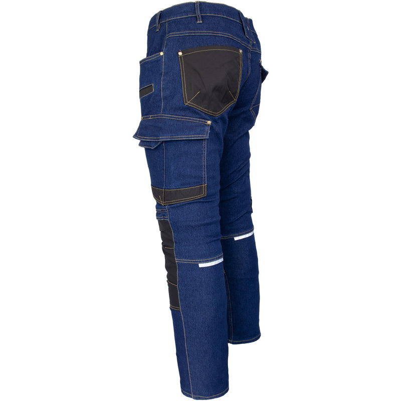 Ελαστικά Τζιν Παντελόνια Εργασίας REIS JEANS303-T