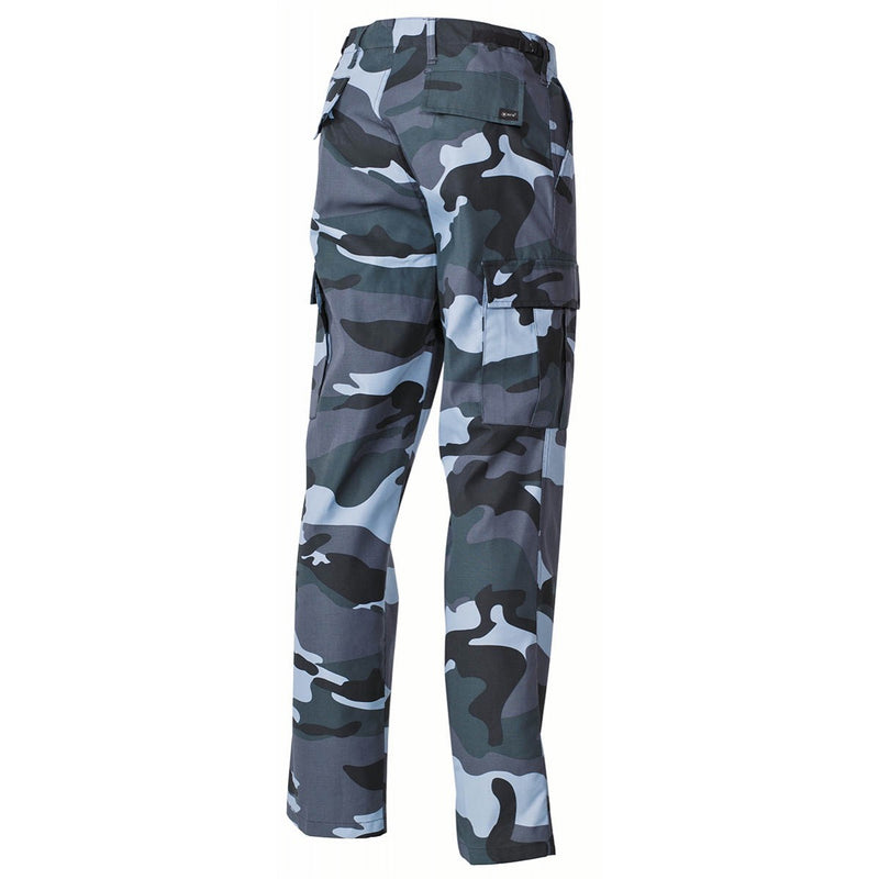 Pantaloni de camuflaj albastru cer 