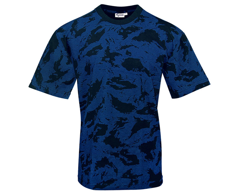 Κοντομάνικο Μπλουζάκι Μπλε Παραλλαγής Νύκτας Βαλτικής