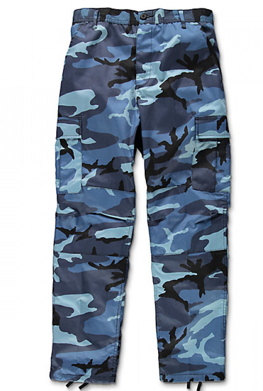 Pantaloni de camuflaj albastru cer 